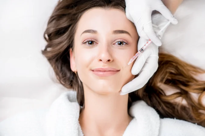 Facial Cosmetics with Botox and Fillers